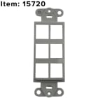 FSR - Liitinlevy - 6-paikkainen, valkoinen