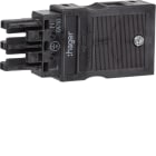 HAGER - Syöttöliitin Ecoline - G4703 3-nap.Ecoline PR-kaluste