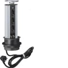 HAGER - Pistorasiapaneeli flexyoffice - G7045 uppo 3PR+2xRJ45 kat6 MUS