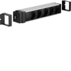 HAGER - Pistorasiapaneeli flexyoffice - NRS0005D 5xPR WAWI