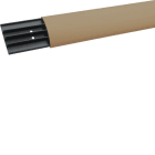 HAGER - Kynnyslista tehalit.SL - SL 18x75 4 kaapelille BEI