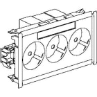 SCHNEIDER ELECTRIC - Kanavakaluste Thorsman - Pika-CYB-PS 3-pistorasia alumi