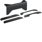 HAGER - Kulmakappale tehalit.SL - SL200558 SL20x55 PC/ABS MUS