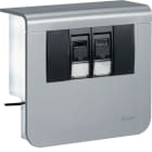 HAGER - Listapistorasia tehalit.SL - SL20055 2xRJ45 kat6 ALU