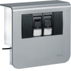 HAGER - Listapistorasia tehalit.SL - SL20055 2xRJ45 kat6 ALU