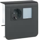 HAGER - Listapistorasia tehalit.SL - SL20055 PR+LED MUS