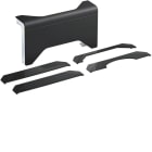 HAGER - Kulmakappale tehalit.SL - SL200808 SL20x80 PC/ABS MUS