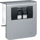 HAGER - Listapistorasia tehalit.SL - SL20080 2xRJ45 kat6 ALU