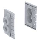 MEKA - Päätykappale kojerasiaan, vedonpoistin - BASIC EC (5 paria)