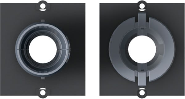 BACHMANN - Asennustarvike Custom Modul - Custom moduuli 1x läpivienti