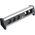 BACHMANN - Pistorasiapaneeli - DESK 1, 3 x pr + 2 x CM