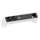 BACHMANN - Pistorasiapaneeli - DESK 2, 2x pr +USB C/C 100W+CM