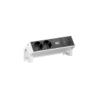 BACHMANN - Pistorasiapaneeli - DESK 2, 2x pr +USB C/C 45W HAR