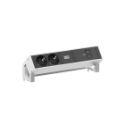 BACHMANN - Pistorasiapaneeli - DESK 2, 2x pr+USB C/C 100W HAR