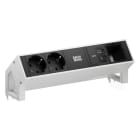 BACHMANN - Pistorasiapaneeli - DESK 2, 2x pr +USB C/C 65W+CM