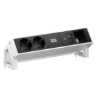 BACHMANN - Pistorasiapaneeli - DESK 2, 2x pr +USB C/C 65W+CM