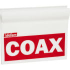 WIBE GROUP - Asennustarvike - B40 COAX kyltti