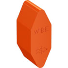 WIBE GROUP - Päätykappale - 28 punainen muovi