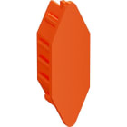 WIBE GROUP - Päätykappale - 28i valkoinen muovi