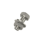 MEKA - Ruuvisarja (10 kpl /pussi) - RS 1 HDG M6x16+M6