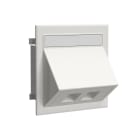 WIBE GROUP - Kanavadatarasia Stago - 2xRJ45 vino, valkoinen