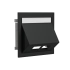 WIBE GROUP - Kanavadatarasia Stago - 2xRJ45 Actassi vino, musta