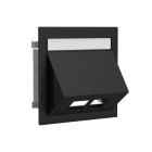 WIBE GROUP - Kanavadatarasia Stago - 2xRJ45 Actassi vino, musta