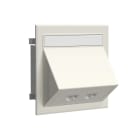 WIBE GROUP - Kanavadatarasia Stago - 2xRJ45 Keystone vino, valkoine