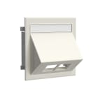 WIBE GROUP - Kanavadatarasia Stago - 2xRJ45 Actassi vino, valkoinen