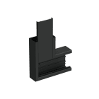 WIBE GROUP - Pystykulma Stago - 110/55 AL musta