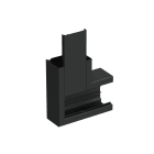 WIBE GROUP - Pystykulma Stago - 120/72 AL musta