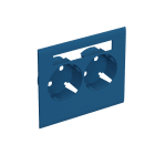 WIBE GROUP - Peitelevy Stago - 2-os.pr pl, isäntä sininen