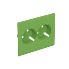 WIBE GROUP - Peitelevy Stago - 2-os.pr pl, lisäosa vihreä