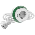 SCHNEIDER ELECTRIC - Pistorasiapaneeli Unica System+ - Pöytäyksikkö XS Schuko+USBA va