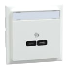 SCHNEIDER ELECTRIC - Kanavapistorasia Thorsman - CYB USB-C-Laturi PD 65W Valk