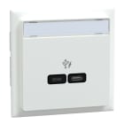SCHNEIDER ELECTRIC - Kanavapistorasia Thorsman - CYB USB-C-Laturi PD 65W Valk