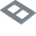 HAGER - Liitinlevy electraplan.GB-EG - GTVDM012 as.k. 2xRJ45 Keystone