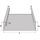 MP BOLAGEN OY - Pohjalevy - Fe C2 400mm 3m MUS