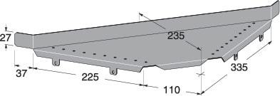 MP BOLAGEN - Asennustarvike - MP-120S Haaroituslevy S