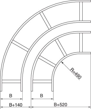 MP BOLAGEN - Kulmakappale - MP-213Z Kulmak. FZ-hylly 300Z