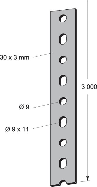 MP BOLAGEN - Kiinnitystarvike - MP-210Z Teräsnauha 3000Z