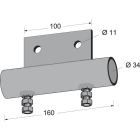 MP BOLAGEN - Asennustarvike - MP-247Z Harjateräskiinnike Z