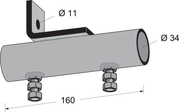 MP BOLAGEN - Asennustarvike - MP-248Z Harjateräskiinnike Z