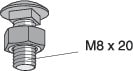 MP BOLAGEN - Kiinnitystarvike - MP-990E Lukkoruuvi