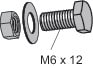 MP BOLAGEN - Kiinnitystarvike - MP-855E2 Ruuvisarja MP-855 E2