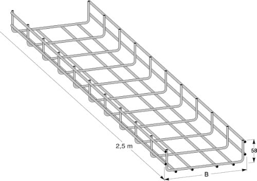 MP BOLAGEN - Lankahylly - 723Z4 Fe C4 Z4 Lankahylly
