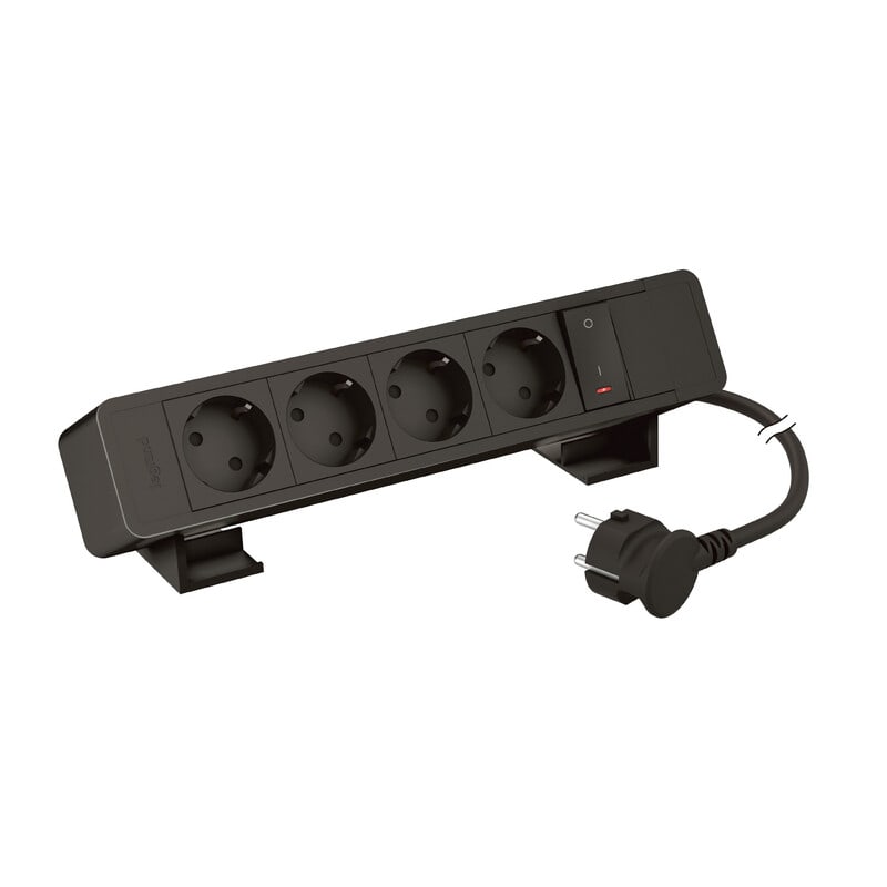 LEGRAND - Pistorasiapaneeli Incara - 4S+KYTKIN 2m liitosk. MUS