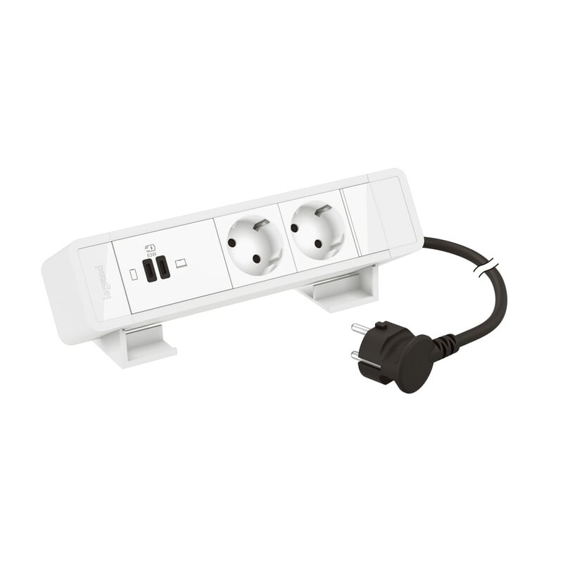 LEGRAND - Pistorasiapaneeli Incara - 2S USB C+C PD 63W 2m VAL