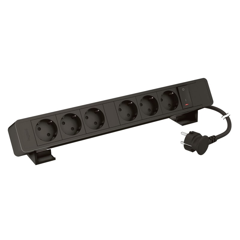 LEGRAND - Pistorasiapaneeli Incara - 6S+KYTKIN 2m liitosk. MUS