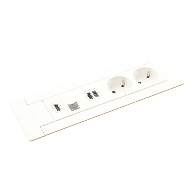 LEGRAND - Pistorasiapaneeli Incara - 2S USB A+C 15W RJ45 HDMI VAL